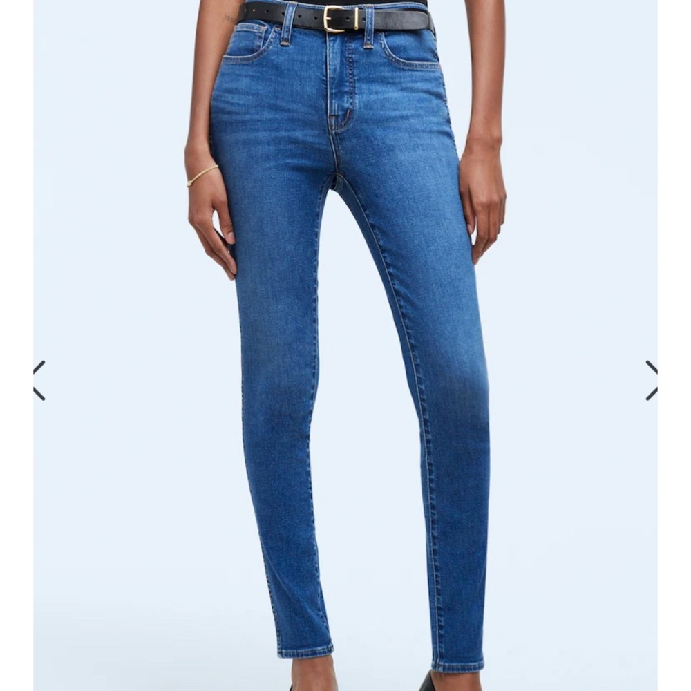 Madewell Petite 10" High-Rise Roadtripper Authentic Skinny Jeans